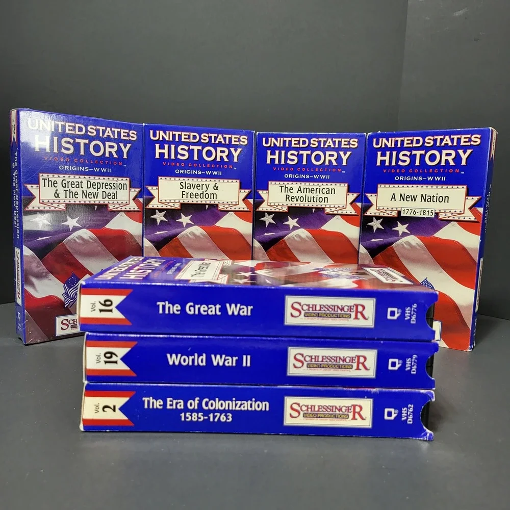 United States History Video Collection Origins to 2000‎ VHS  Schlessinger Media